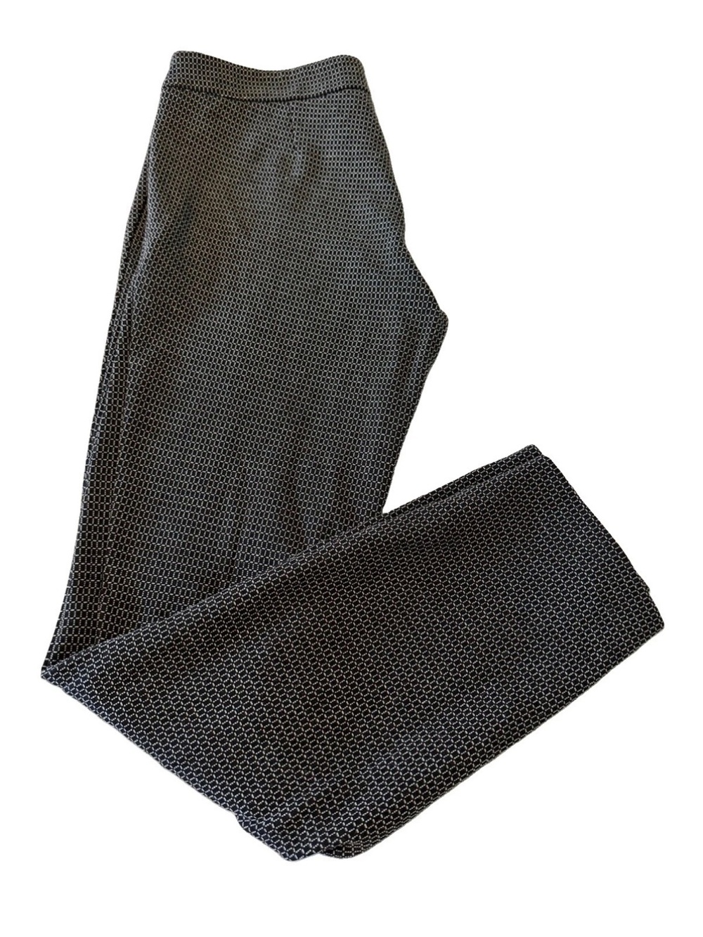 mercer & madison Black and White Straight Leg Dress Pants